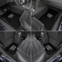 Audi Car Mats, Universal Car Floor Mats, Available Colors Options (Front Set / 2x Front)