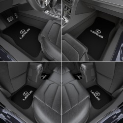 Lexus Car Mats, Universal Car Floor Mats, Available Colors Options (Complete Set / 2x Front & 2x Rear)