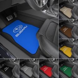 Subaru Car Mats, Universal Car Floor Mats, Available Colors Options (Complete Set / 2x Front & 2x Rear)