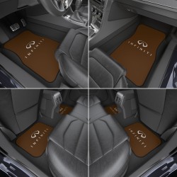 Infiniti Car Mats, Universal Car Floor Mats, Available Colors Options (Complete Set / 2x Front & 2x Rear)