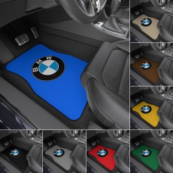 BMW Car Mats, Universal Car Floor Mats, Available Colors Options (Complete Set / 2x Front & 2x Rear)