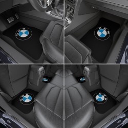 BMW Car Mats, Universal Car Floor Mats, Available Colors Options (Complete Set / 2x Front & 2x Rear)