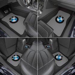 BMW Car Mats, Universal Car Floor Mats, Available Colors Options (Complete Set / 2x Front & 2x Rear)